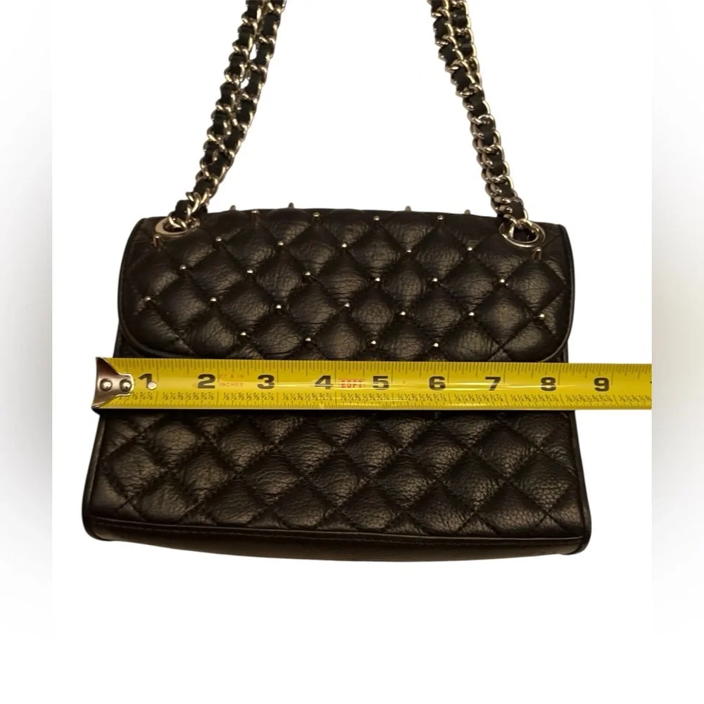 Rebecca Minkoff Mini Quilted Affair with Studs in Black with Gold Hardware - Picture 5 of 11